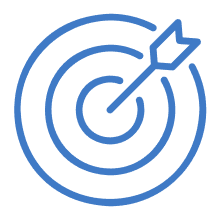 Bullseye with an arrow in center